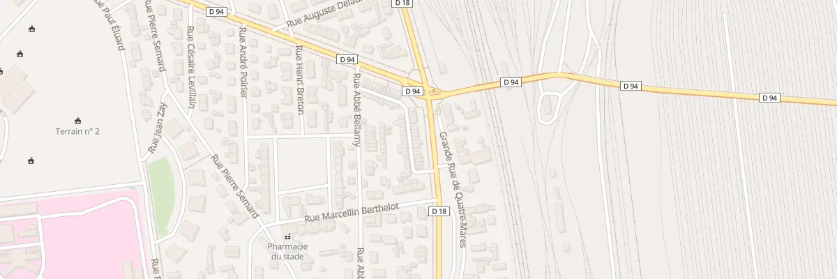 Plan du 18 Gr Gde Rue de Quatre-Mares à Sotteville-lès-Rouen