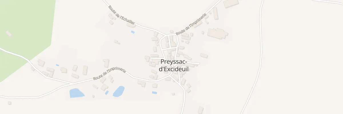 Plan du 461 Rte de l’Imprimerie à Preyssac-d’Excideuil