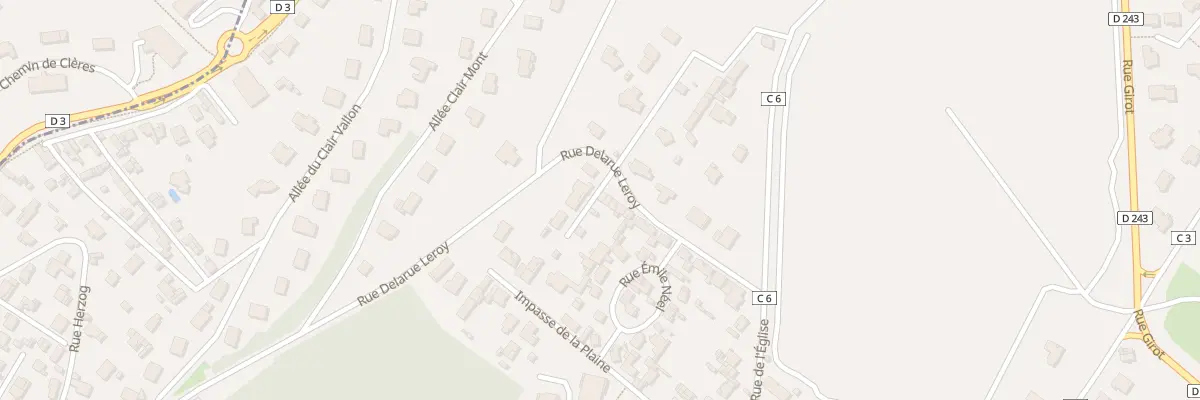 Plan du 690 Rue Delarue Leroy à Bois-Guillaume