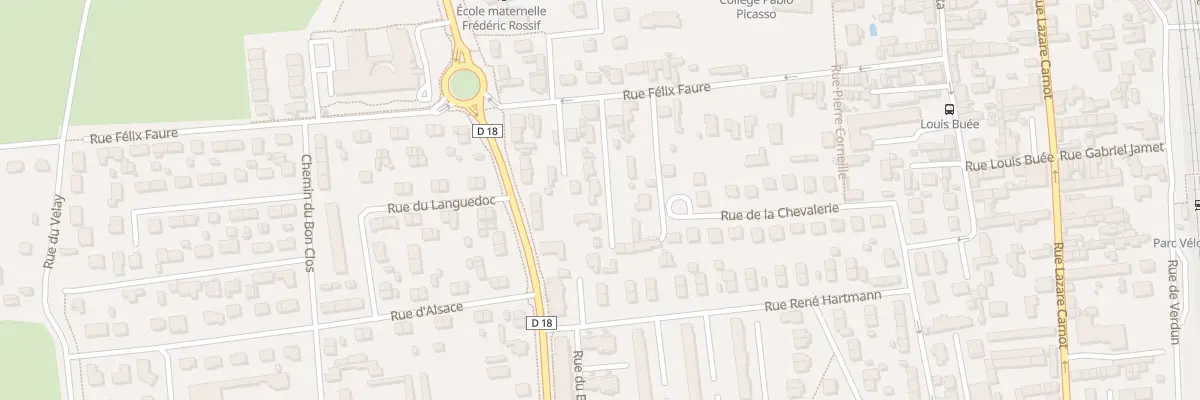 Plan du 33 Rue Félix Faure à Saint-Étienne-du-Rouvray
