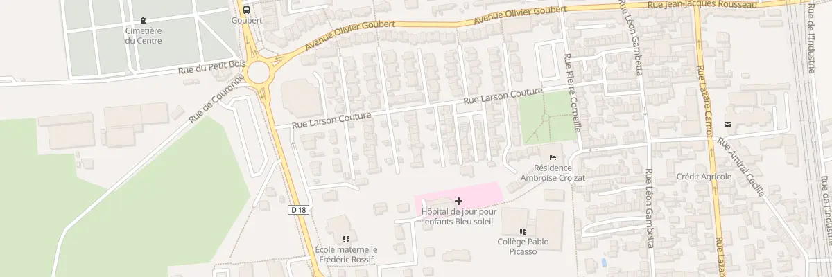 Plan du 69 Rue Larson Couture à Saint-Étienne-du-Rouvray
