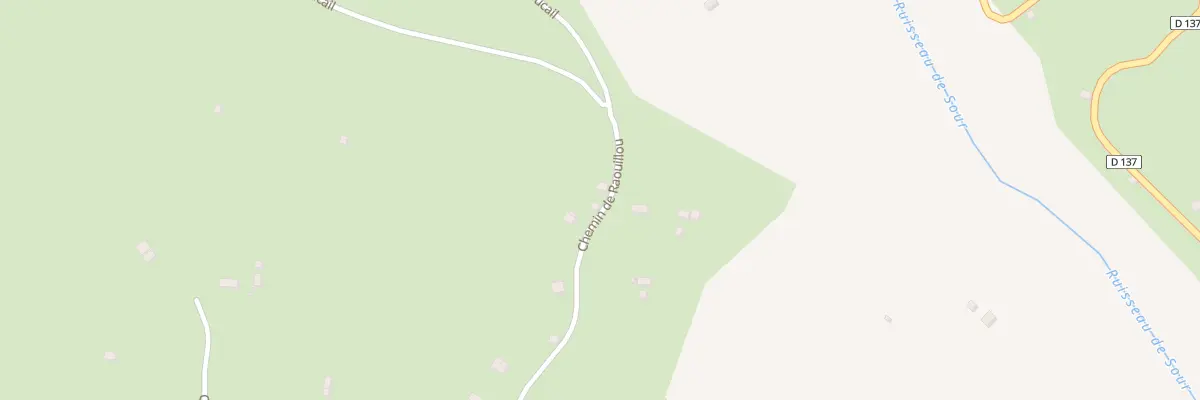 Plan du 584 Rauillou à Moulis