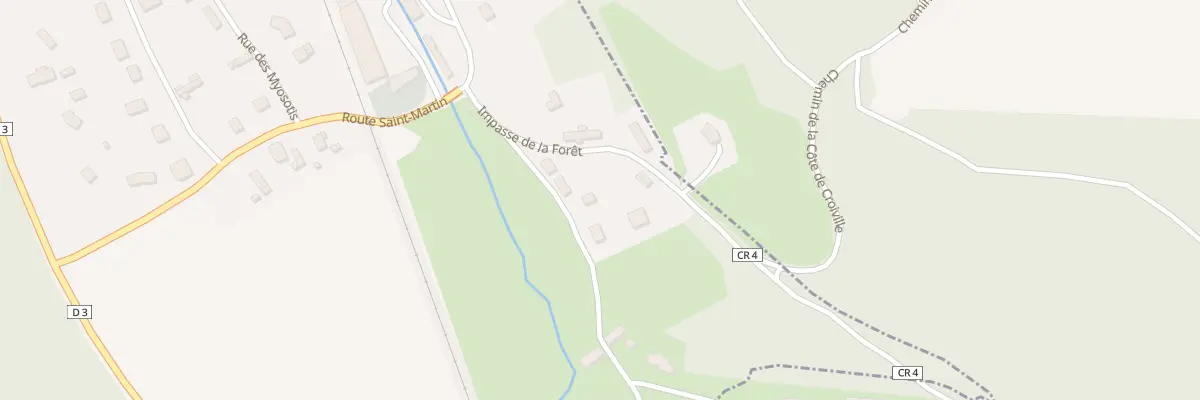 Plan du 2 Imp du Manoir à Dénestanville