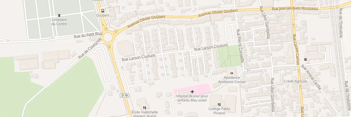 Plan du 65 Rue Larson Couture à Saint-Étienne-du-Rouvray