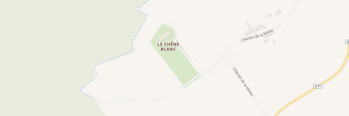 Plan du 1 Le Chene Blanc à Pray