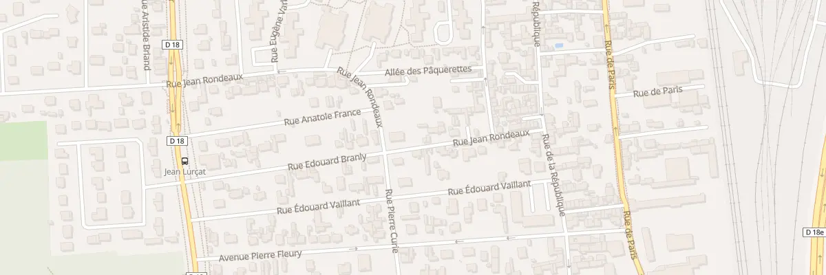 Plan du 22 Rue Jean Rondeaux à Saint-Étienne-du-Rouvray