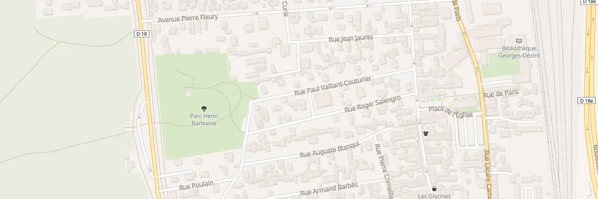 Plan du 9 Rue Paul Vaillant Couturier à Saint-Étienne-du-Rouvray