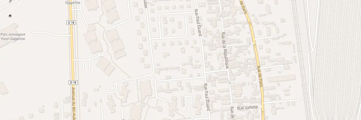 Plan du 30B Rue Paul Eluard à Saint-Étienne-du-Rouvray