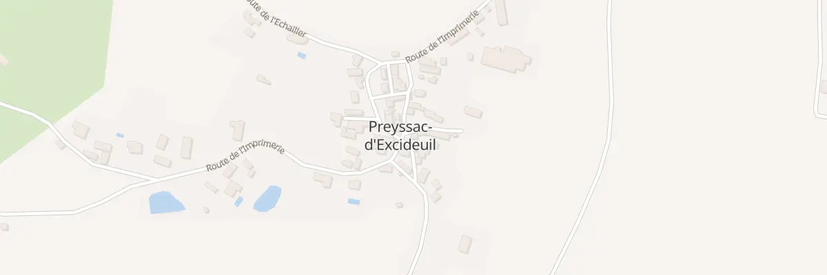 Plan du 495 Rte de l’Imprimerie à Preyssac-d’Excideuil