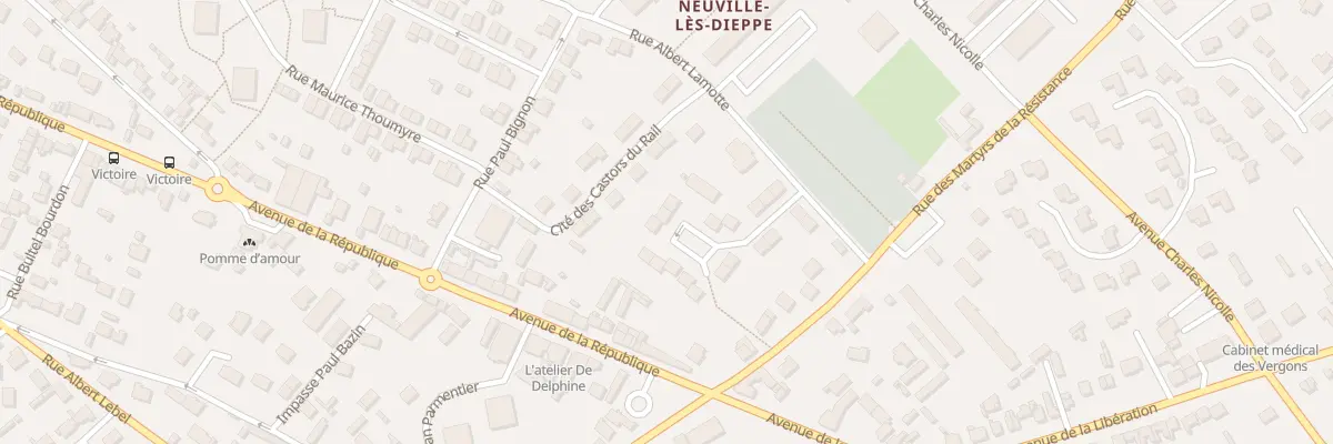 Plan du 16 Rue du Tella à Dieppe