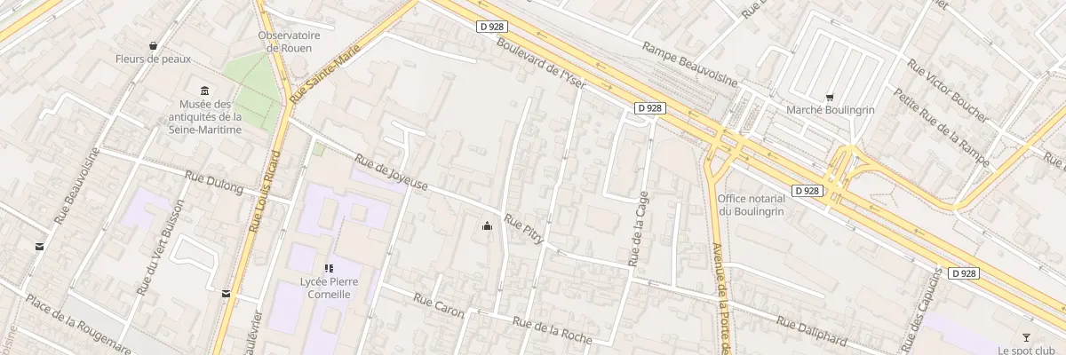 Plan du 17 Rue Nicolas Poussin à Rouen