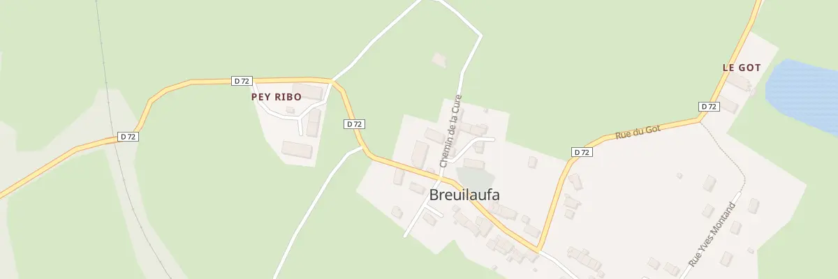 Plan du 3 Imp de la Commanderie à Breuilaufa
