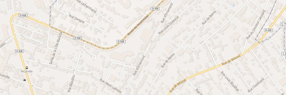 Plan du 55 Rue d’Ernemont à Rouen