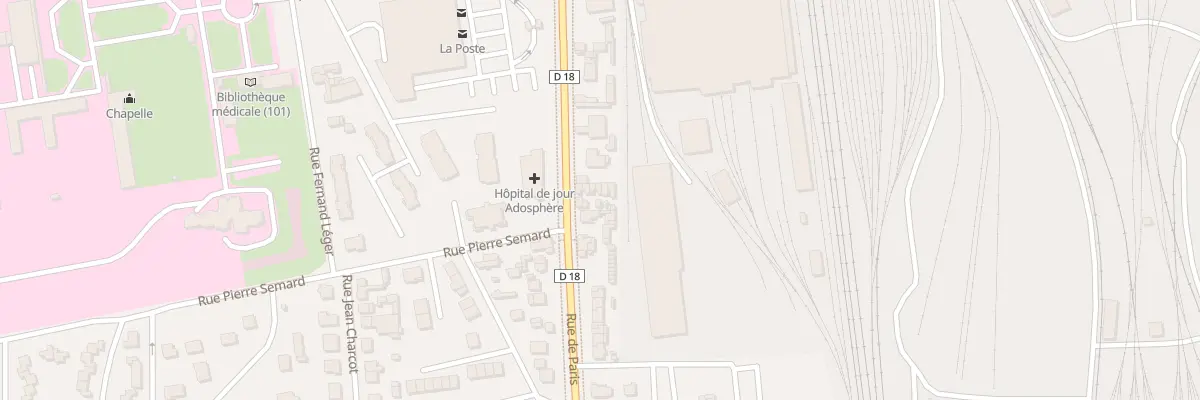 Plan du 25 Rue de Paris à Saint-Étienne-du-Rouvray