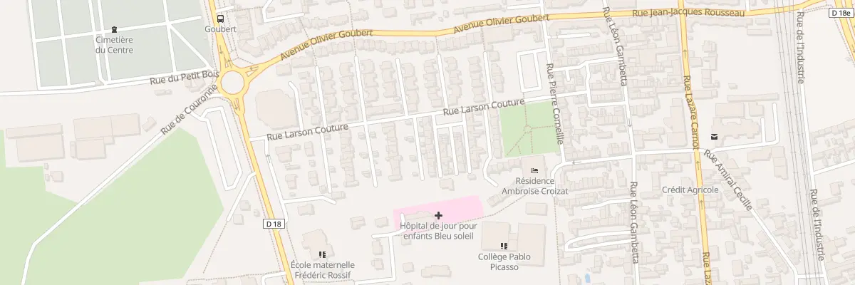 Plan du 45 Rue Larson Couture à Saint-Étienne-du-Rouvray