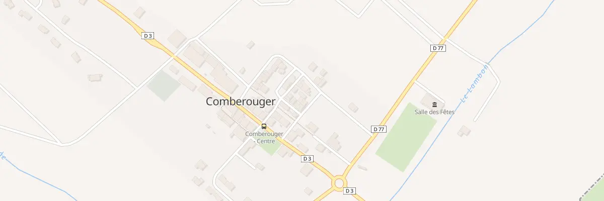 Plan du 5010 Comberouger à Comberouger
