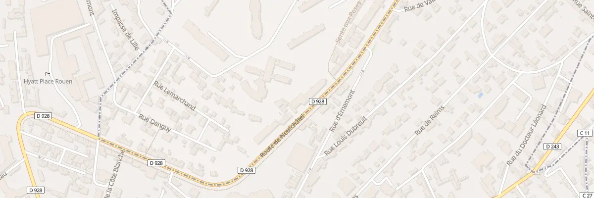 Plan du 1063 Rte de Neufchâtel à Bois-Guillaume