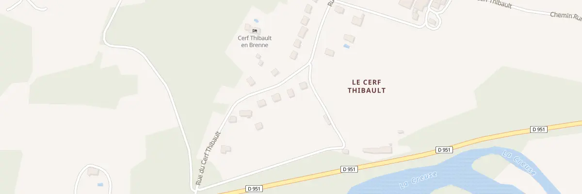 Plan du 14 Rue du Cerf Thibault au Blanc