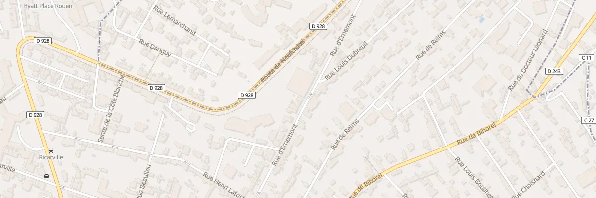 Plan du 59 Rue d’Ernemont à Rouen