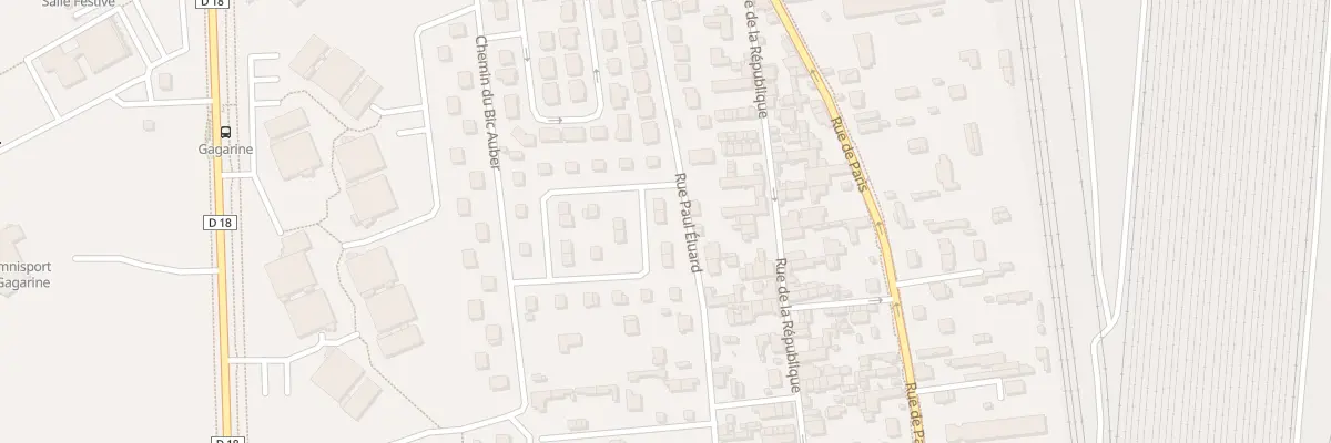 Plan du 22 Rue Paul Eluard à Saint-Étienne-du-Rouvray