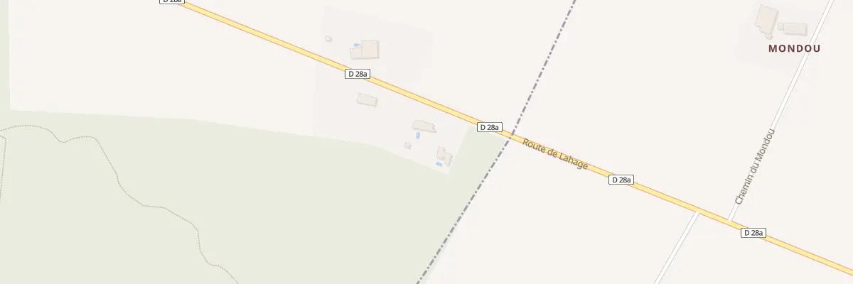 Plan du 3510 All de Lahage à Lahage