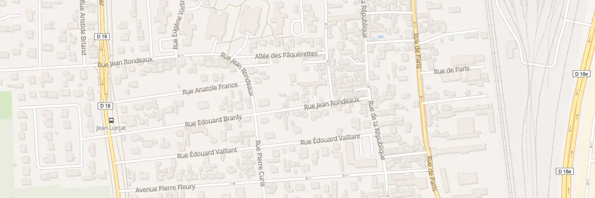 Plan du 20 Rue Jean Rondeaux à Saint-Étienne-du-Rouvray