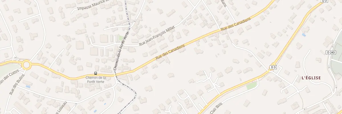 Plan du 693 Rue des Canadiens à Bois-Guillaume