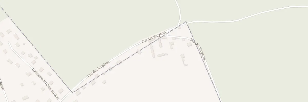 Plan du 13 Rue des Bruyères aux Ventes