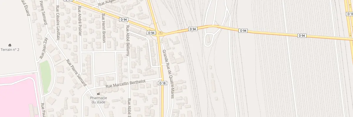 Plan du 13 Gr Gde Rue de Quatre-Mares à Sotteville-lès-Rouen