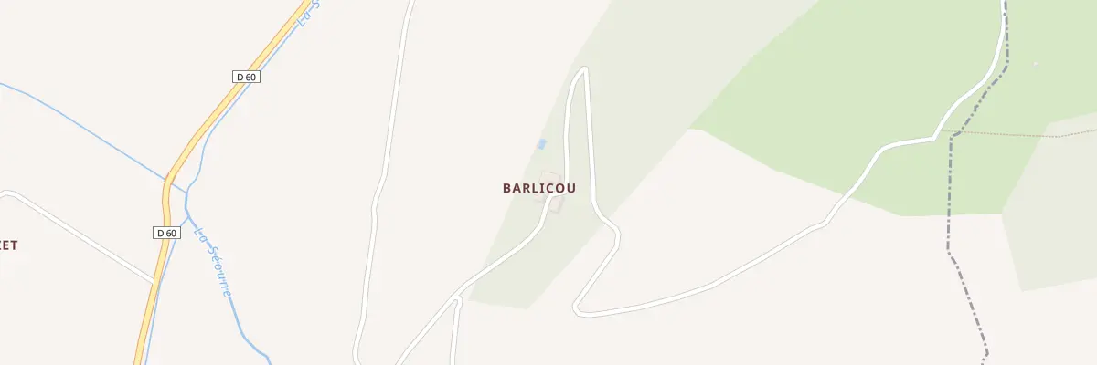 Plan du 5011 Barlicou à Belvèze