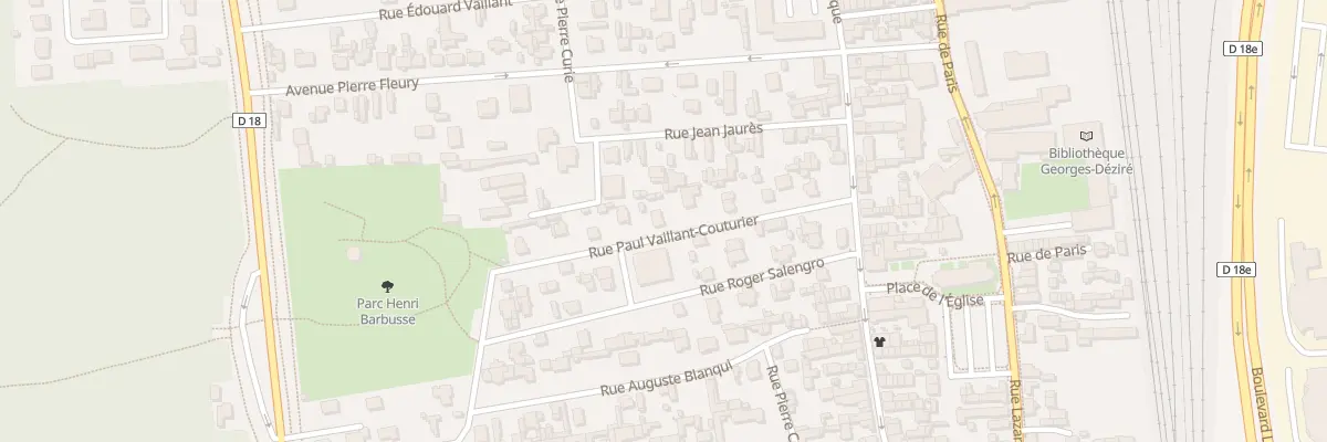 Plan du 10 Rue Paul Vaillant Couturier à Saint-Étienne-du-Rouvray