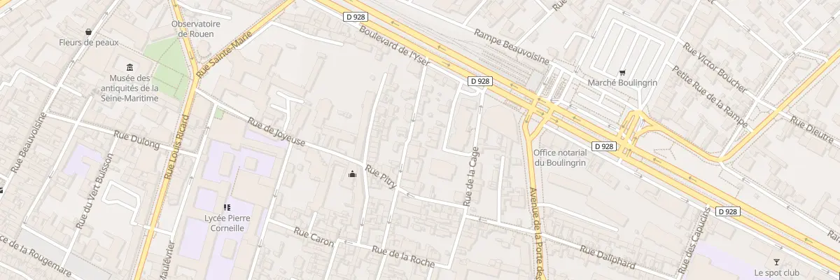 Plan du 20B Rue Nicolas Poussin à Rouen