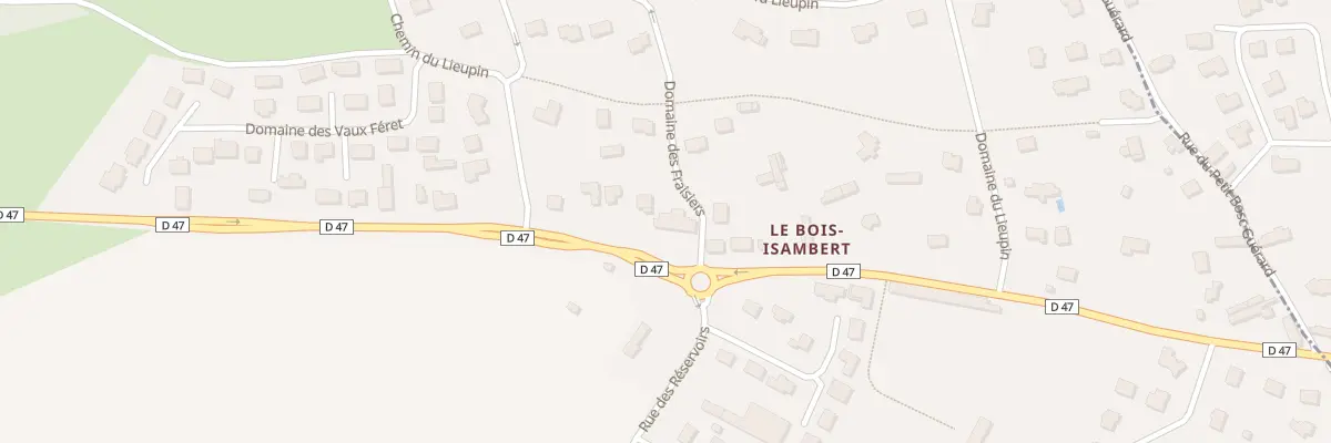Plan du 1867 Rue de Bois-Isambert à Montville