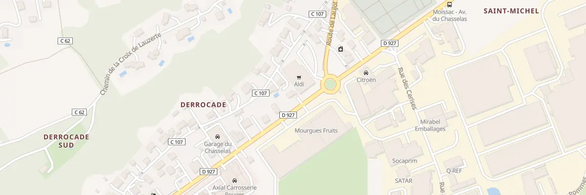 Plan du 55B Av du Chasselas à Moissac