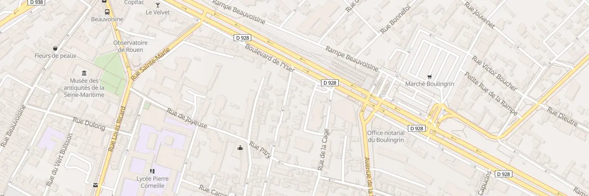 Plan du 26 Rue Nicolas Poussin à Rouen