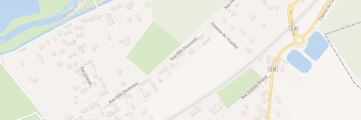 Plan du 9 Rue Félix Doucerain à Arnières-sur-Iton
