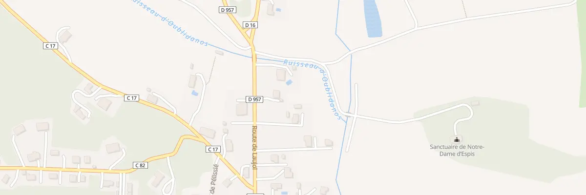 Plan du 3264 Rte de Laujol à Moissac