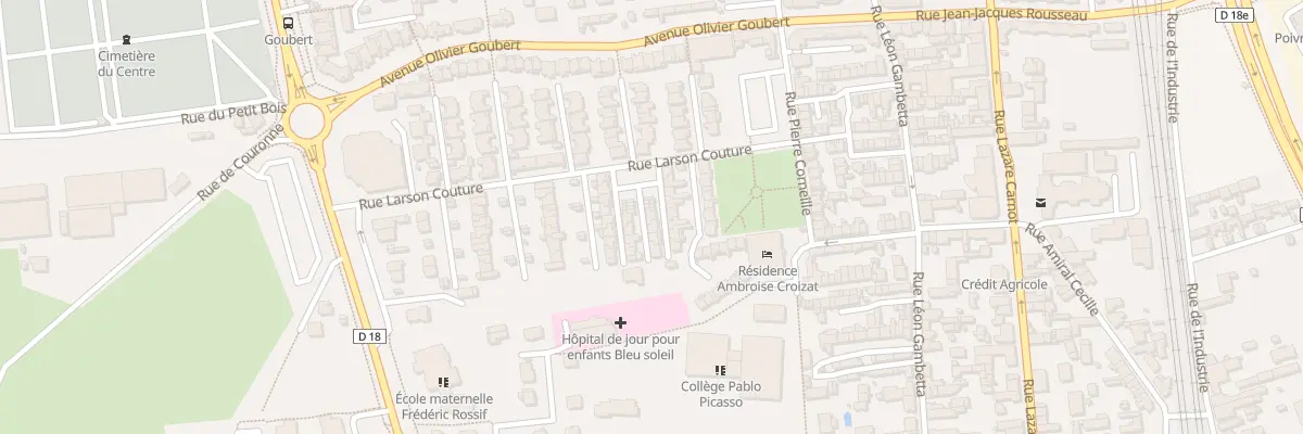 Plan du 23 Rue Larson Couture à Saint-Étienne-du-Rouvray