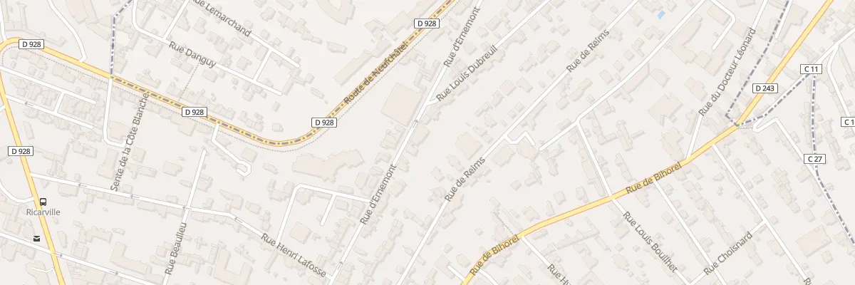 Plan du 116 Rue d’Ernemont à Rouen