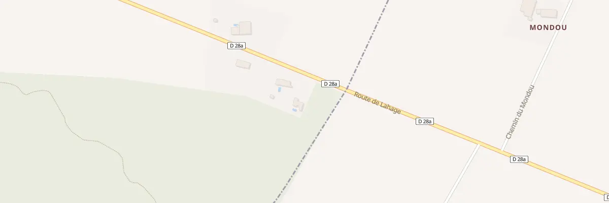 Plan du 3570 All de Lahage à Lahage