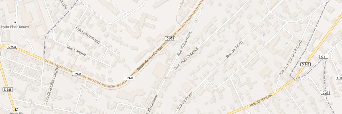 Plan du 71 Rue d’Ernemont à Rouen