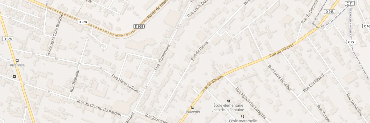 Plan du 21 Rue de Reims à Rouen