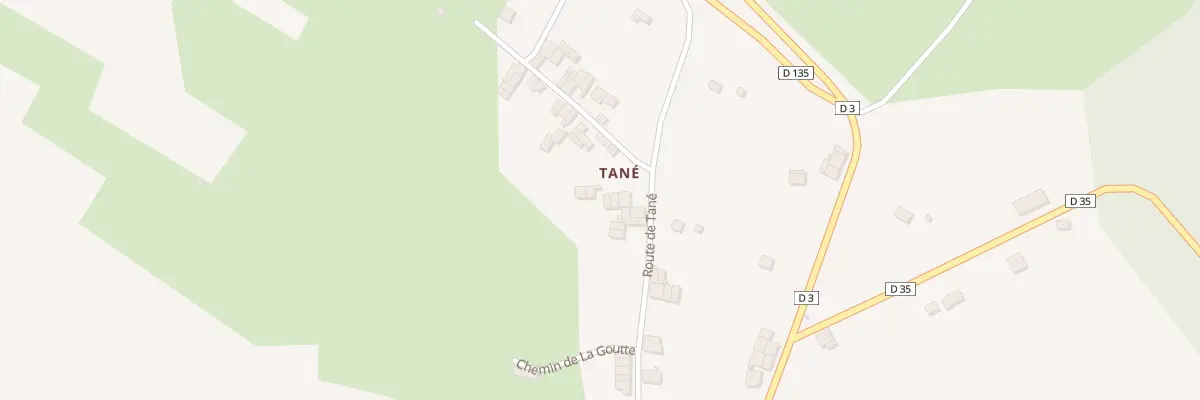 Plan du 448 Rte de Tané à Fabas