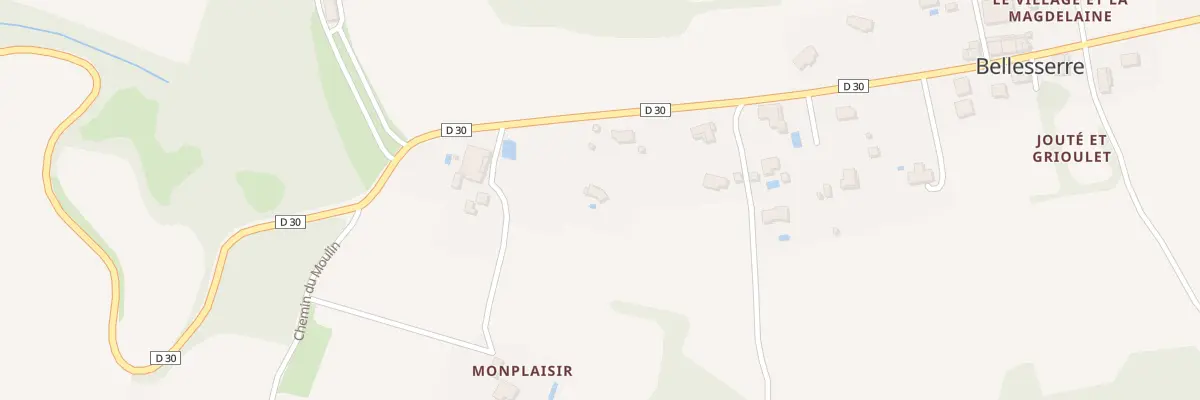 Plan du 9002 Lapradasse et Montplaisir à Bellesserre