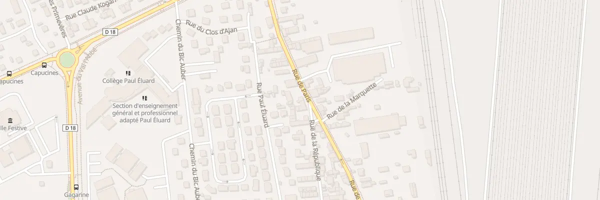 Plan du 88 Rue de Paris à Saint-Étienne-du-Rouvray