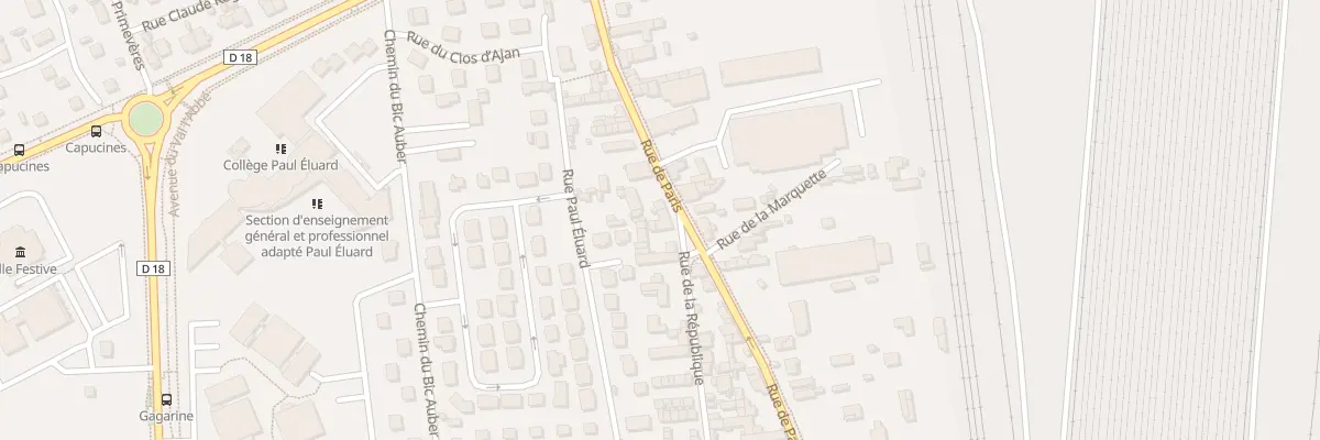 Plan du 2 Rue de la République à Saint-Étienne-du-Rouvray