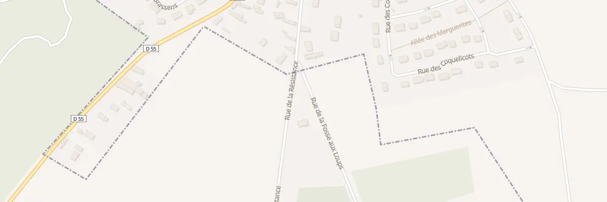 Plan du 210 Rue de la Resistance aux Baux-Sainte-Croix