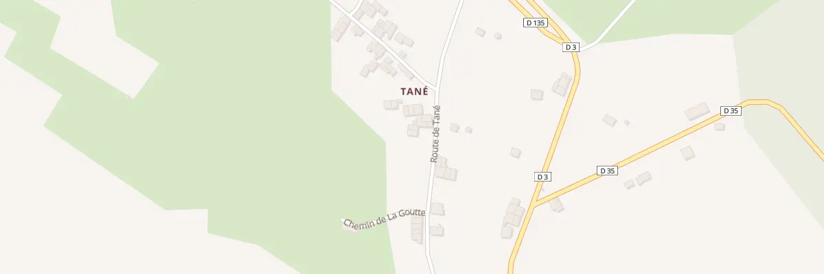 Plan du 53 Tane à Fabas