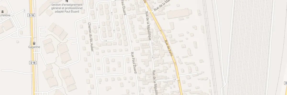 Plan du 38 Rue de la République à Saint-Étienne-du-Rouvray