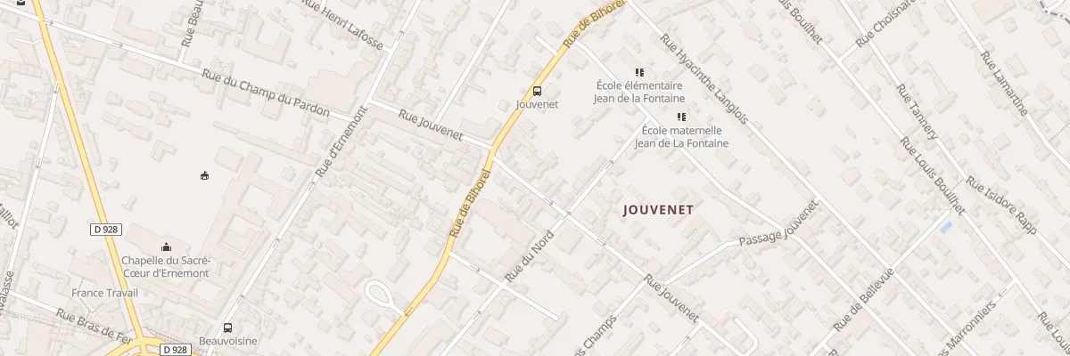 Plan du 64B Rue Jouvenet à Rouen